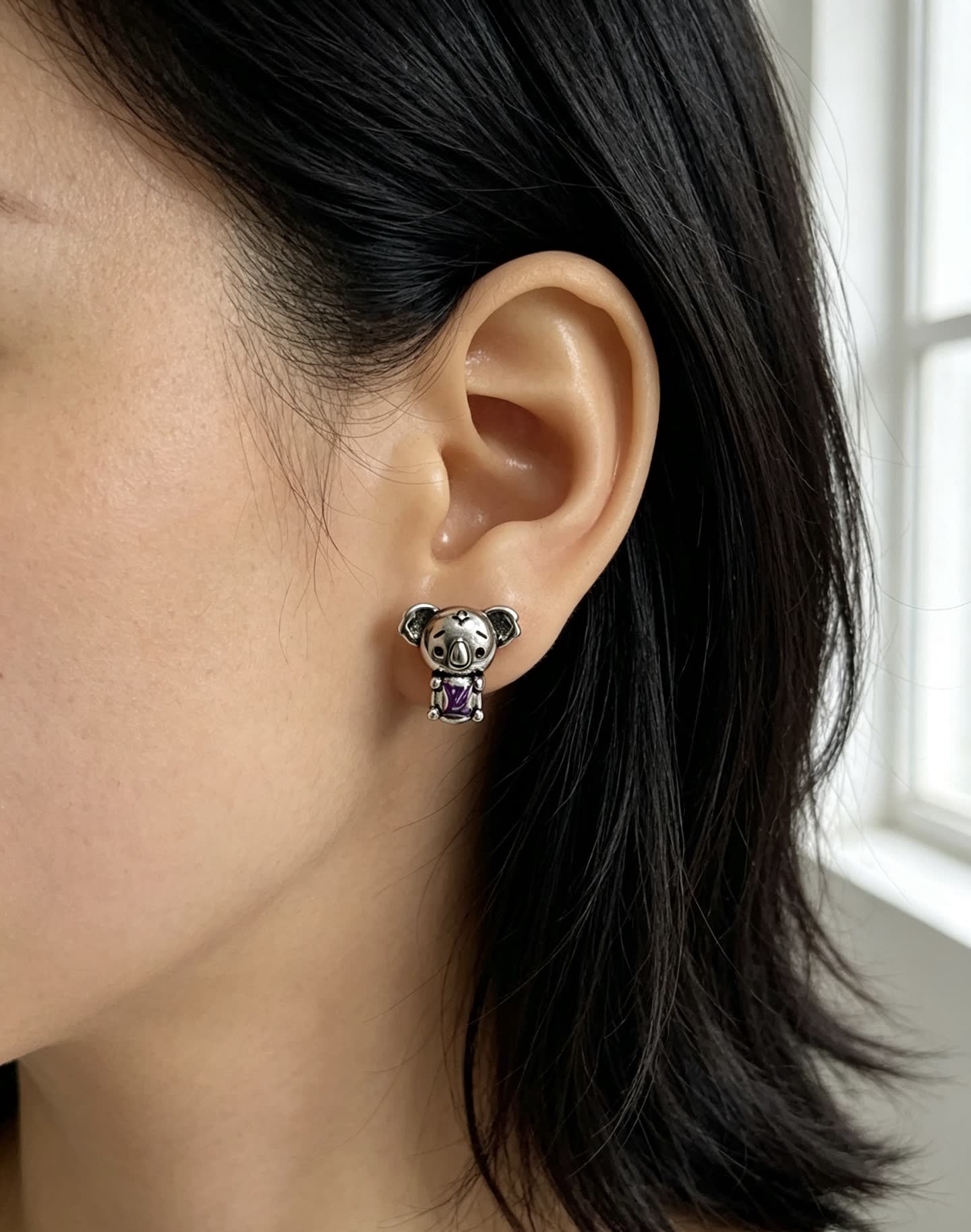 Louis Vuitton Koala Stud Earrings